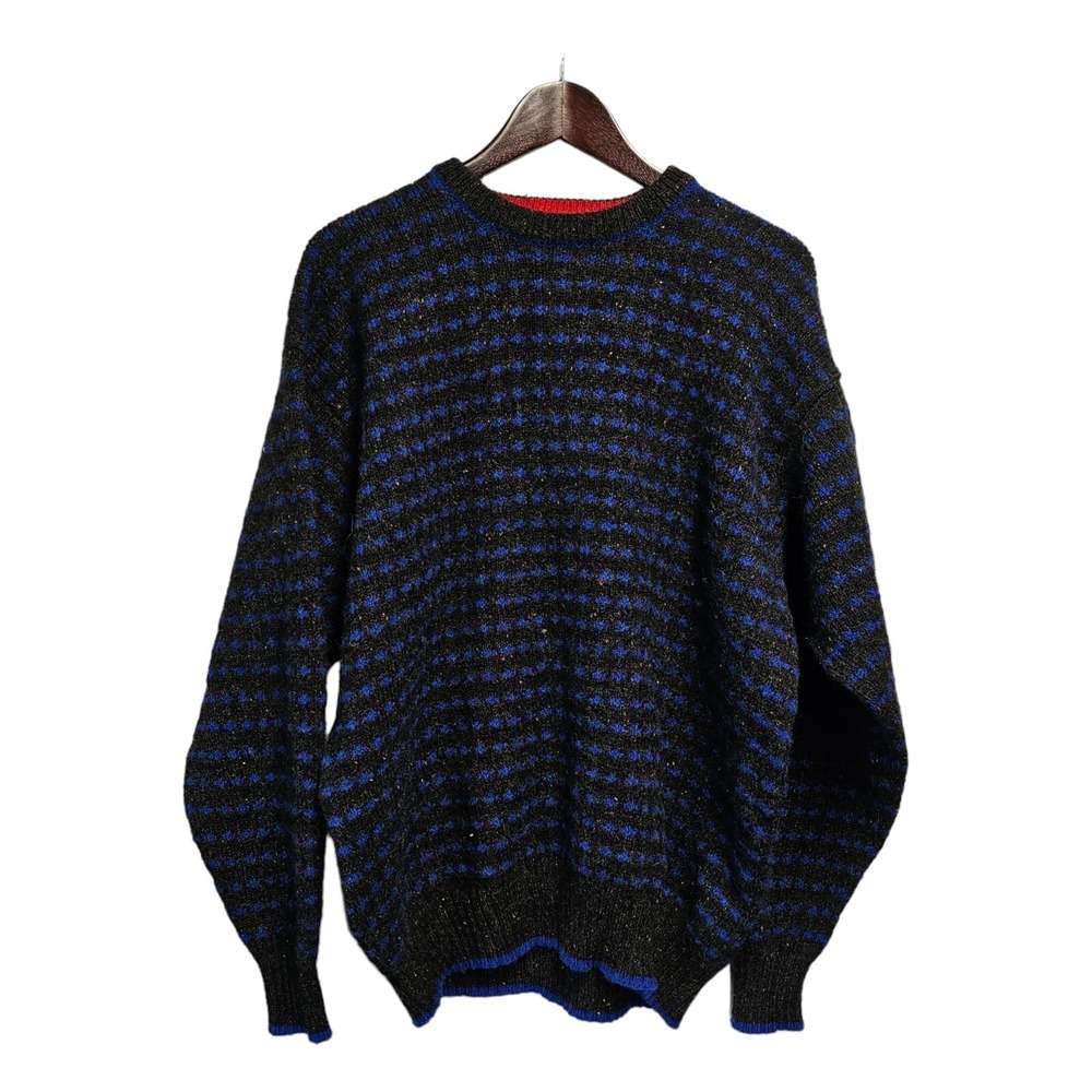 Vintage Cooper & Roe Wool Sweater‎ XL Made In United Kingdom England Pure